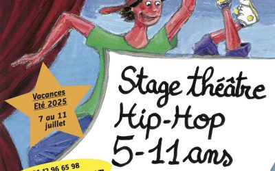 Stage 5-11 ans Théâtre/Hip-hop Après-midi vacances juillet 2025