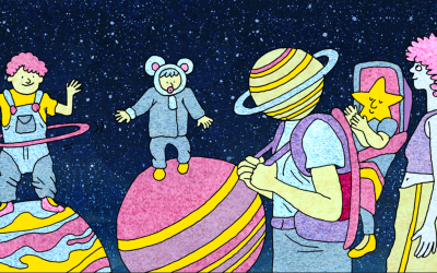 Visites tout-petits de l’expo « Chaosmos »