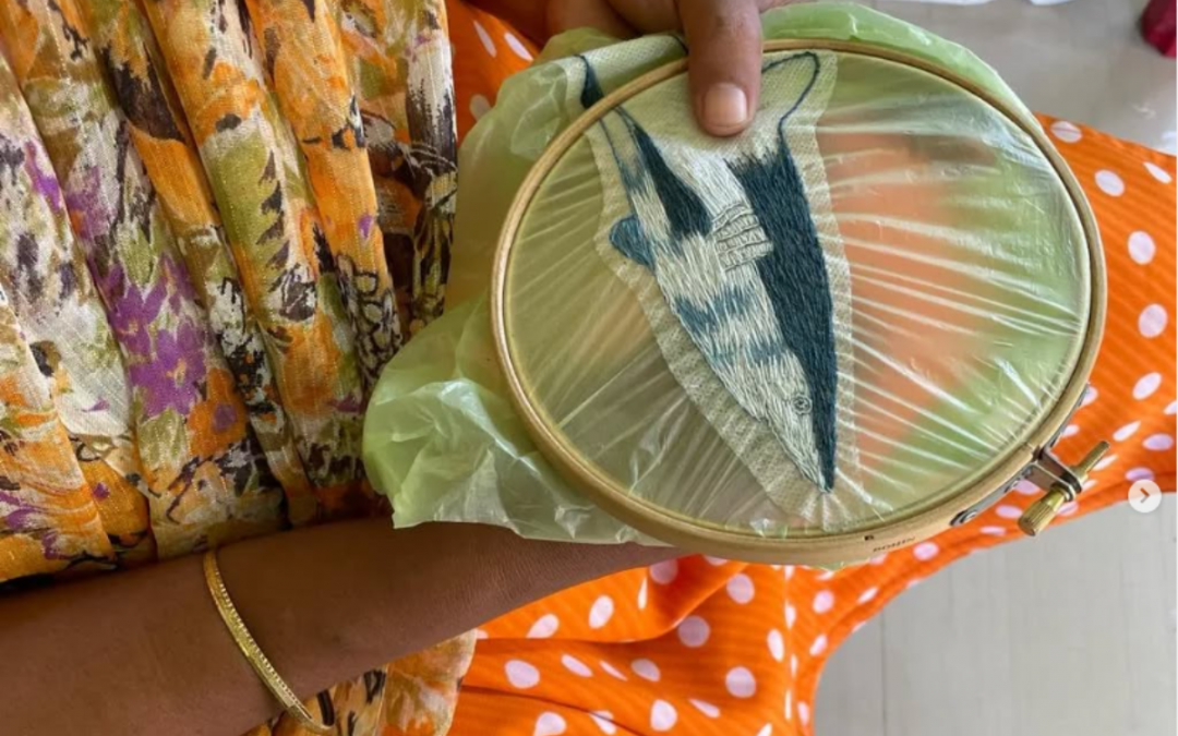 Espèces, espaces menacés # ateliers broderie