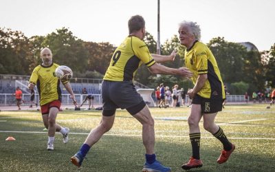 Sport Seniors en plein air : Rugby à 5 Loisir sans contact au Centre sportif Suzanne Lenglen