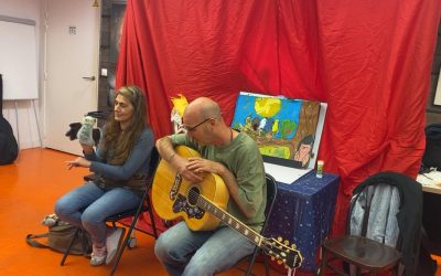 Activités peinture en musique sur le thème noir et blanc