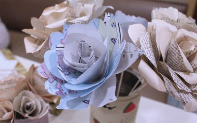 Atelier fleurs champêtres en papier