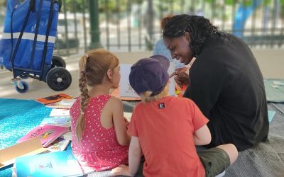 Bibliothèque Robert Sabatier : un été en plein air, au square Léon Serpollet