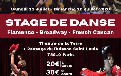 Stage : Flamenco, Broadway et cancan : 11 et 12 juillet 2026