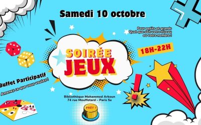 Soirée jeux de société
