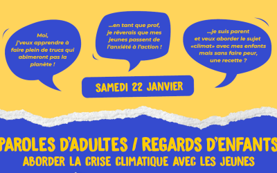 Paroles d’adultes, regards d’enfants : aborder la crise climatique avec les jeunes